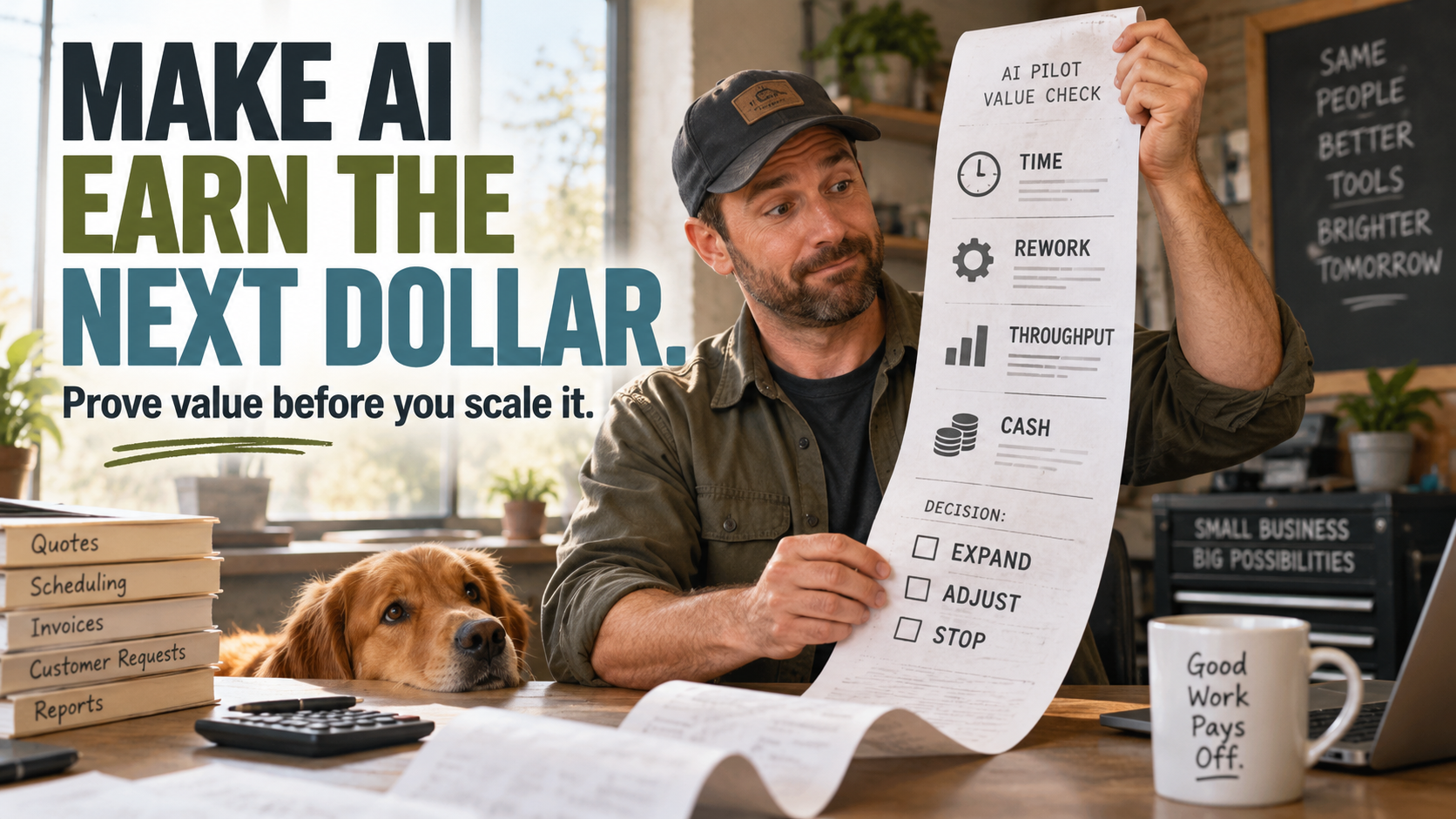 Start Where You Can Prove the Money cover